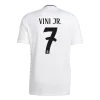 Real Madrid Soccer Jersey VINI JR. #7 Home 2024/25 - Soccer Store Near