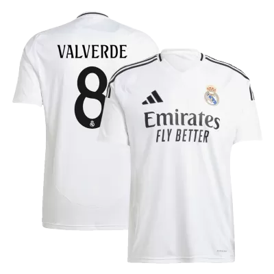 Real Madrid Soccer Jersey VALVERDE #8 Home 2024/25 - Soccer Store Near