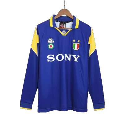 Juventus Vintage Soccer Jersey Away 1995/96 
 Long Sleeve - Soccer Store Near