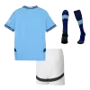 Manchester City Cheap Kids Kit Home 2024/25 (Shirt+Shorts+Socks) - Soccer Store Near