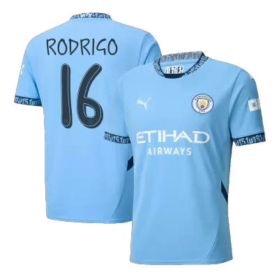 Manchester City Soccer Jersey RODRIGO #16 Home 2024/25 -UCL - Soccer Store Near