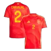 Spain Soccer Jersey CARVAJAL #2 Home 2024 - Soccer Store Near