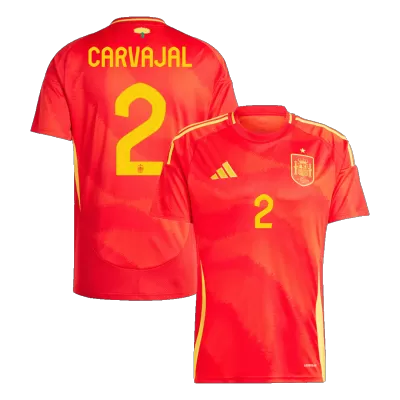 Spain Soccer Jersey CARVAJAL #2 Home 2024 - Soccer Store Near