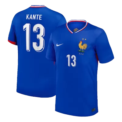 France Soccer Jersey KANTE #13 Home 2024 - Soccer Store Near