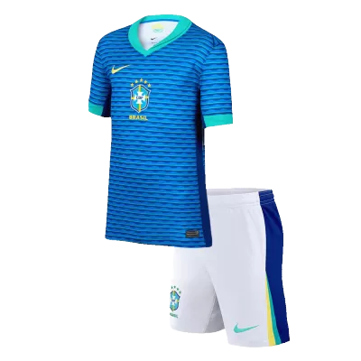 Brazil Cheap Kids Kit Away 2024 (Shirt+Shorts) - Soccer Store Near