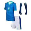 Brazil Cheap Kids Kit Away 2024 (Shirt+Shorts+Socks) - Soccer Store Near