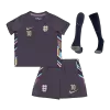 England Cheap Kids Kit BELLINGHAM #10 Away 2024 (Shirt+Shorts+Socks) - Soccer Store Near