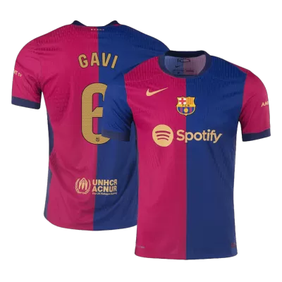 Authentic GAVI #6 Barcelona Home Soccer Jersey 2024/25 - Soccer Store Near