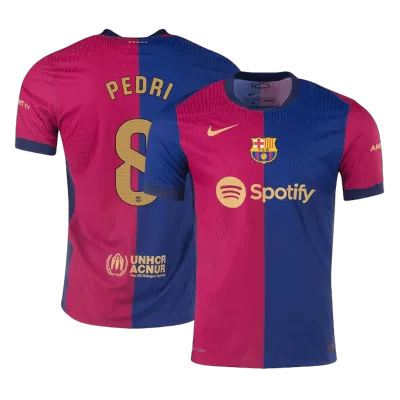 Authentic PEDRI #8 Barcelona Home Soccer Jersey 2024/25 - Soccer Store Near