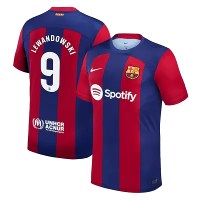 Barcelona Jersey LEWANDOWSKI #9 Home 2023/24 - Soccer Store Near