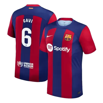 Barcelona Jersey GAVI #6 Home 2023/24 - Soccer Store Near